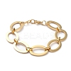 304 Stainless Steel Link Chain Bracelets BJEW-G582-41G-1