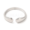 Non-Tarnish 201 Stainless Steel Open Cuff Ring RJEW-E063-44P-2