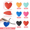 24Pcs 6 Colors Opaque Resin Pendants CRES-TA0001-20-4