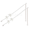 2Pcs Adjustable ABS Imitation Pearl Beaded Bag Straps DIY-AR0003-16C-1
