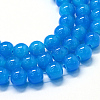 Baking Paint Imitation Jade Glass Round Bead Strands LS-DGLA-Q021-10mm-13-1