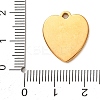 304 Stainless Steel Pendant Cabochon Settings STAS-Z204-04G-13-3