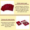 8Pcs 2 Style Square Velvet Jewelry Bags TP-FH0001-01B-4