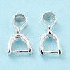 925 Sterling Silver Ice Pick Pinch Bails STER-Z001-121S-03-3