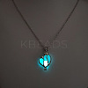 Alloy with Luminous Resin Bead Inside Pendant Necklaces for Women Men FS-WG4D5C2-14-1