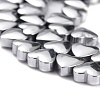 Non-magnetic Synthetic Hematite Beads Strands G-B014-10A-03-3
