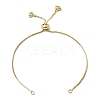 1MM Brass Box Chain Slider Bracelet Making MAK-K024-03G-1