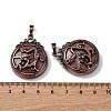 Natural Rhodonite Pendants G-A241-02R-10-3