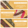 AHADERMAKER 14M 2 Colors Ethnic Style Embroidery Polyester Ribbons SRIB-GA0001-03-4