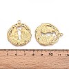 304 Stainless Steel Howling Wolf Pendants STAS-T067-36G-3