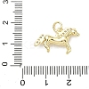 Brass Micro Pave Cubic Zirconia Pendants KK-C156-12G-3