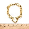 304 Stainless Steel Charm Bracelets BJEW-Q050-02G-3