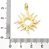 Brass Pendants KK-Q043-26G-3