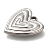 Anti-Tarnish 304 Stainless Steel Pendants STAS-P371-096B-P-2