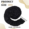 Cotton Pleated Lace Trim Ribbon OCOR-WH0097-25C-2