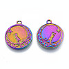 Ion Plating(IP) 201 Stainless Steel Pendants STAS-N098-188M-1