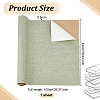 1 Sheet Rectangle Linen Fabric DIY-OC0012-04D-2
