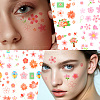 36Pcs 2 Style PVC Waterproof Self-Adhesive Picture Stickers STIC-SP0001-09D-3