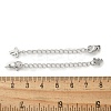 Brass Lobster Clasps & Ends with Chain KK-R120-05P-3