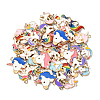 60Pcs 10 Styles Alloy Enamel Pendants ENAM-CJ0002-69-3
