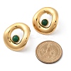304 Stainless Steel Stud Earrings STAS-Z112-12G-01-5
