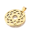 201 Stainless Steel Pendants STAS-R166-06G-2
