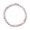 Natural Cultured Freshwater Pearl Beads Stretch Bracelets for Women BJEW-JB13210-02-2