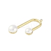Acrylic Imitation Pearl Pendants STAS-P366-31G-2