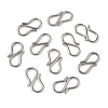 304 Stainless Steel S-Hook Clasps STAS-R083-11-2