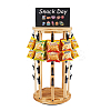 Rotating Wooden Snack Organizer Holder ODIS-WH0030-238-1