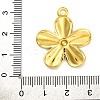Ion Plating(IP) 304 Stainless Steel Pendants STAS-K293-07G-3