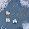 304 Stainless Steel Locket Pendants STAS-UN0016-36P-4