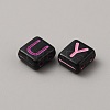 5 Bags Opaque Acrylic Beads MACR-NB0001-35B-2