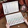 2Pcs 2 Styles MDF Jewelry Trays for Rings Necklaces Bracelets ODIS-PH0001-85B-3