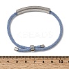 Round Nylon Milan Cord Slider Bracelet Making BJEW-L722-01P-13-3