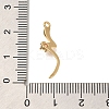 Brass Micro Pave Cubic Zirconia Pendants KK-M301-15G-3