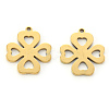 PVD Vacuum Plating 304 Stainless Steel Pendants STAS-N092-06G-2
