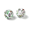 Floral Silicon Beads SL-CBAC986-03B-2