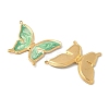 304 Stainless Steel Enamel Pendants STAS-V015-61B-G-2