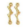 Ion Plating(IP) 304 Stainless Steel Branch Connector Charms STAS-Q334-62G-1