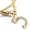 Polyester Cord Braided Necklace Makings X-MAK-L043-03G-10-3