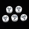 Handmade Polymer Clay Beads CLAY-N008-036K-1