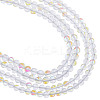 2 Strands Synthetic Moonstone Beads Strands G-GO0001-25B-1