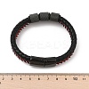 Braided Leather Multi-strand Bracelets BJEW-Z081-15EB-5