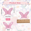 30Pcs Polyester Butterfly Lace Appliques DIY-CY0001-65A-2
