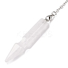 Natural Quartz Crystal Pointed Dowsing Pendulums G-Q184-04E-P-4