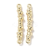 Brass Chip Beaded Connector Charms KK-P284-08G-02-1