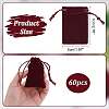 60Pcs Rectangle Velvet Drawstring Pouches TP-NB0001-66B-2