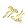 Brass Micro Pave Cubic Zirconia Pendants FIND-Z035-05G-2