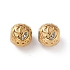 Ion Plating(IP) 304 Stainless Steel Rhinestone European Beads STAS-A092-10G-G-1